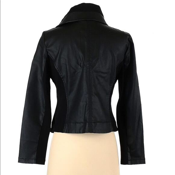 White House Black Market Coated Moto Jacket - SP - Picture 2 of 9